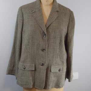 Lauren Ralph Lauren 18W Equestrian Plaid